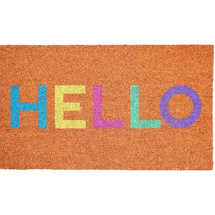 Colorful Hello Doormat>Kirklands Home Best