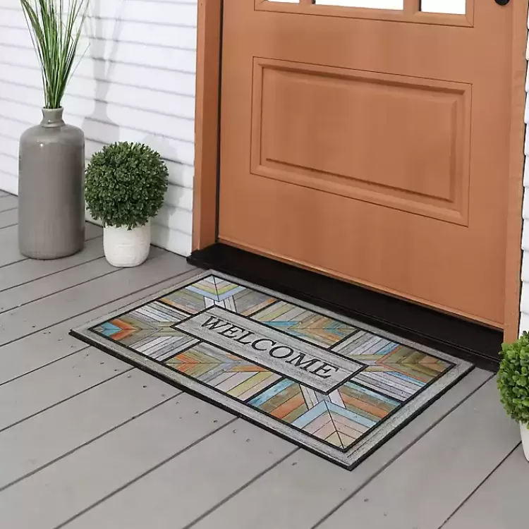 colorful_roots_doormat_2.webp Colorful Roots Doormat>Kirklands Home Fashion