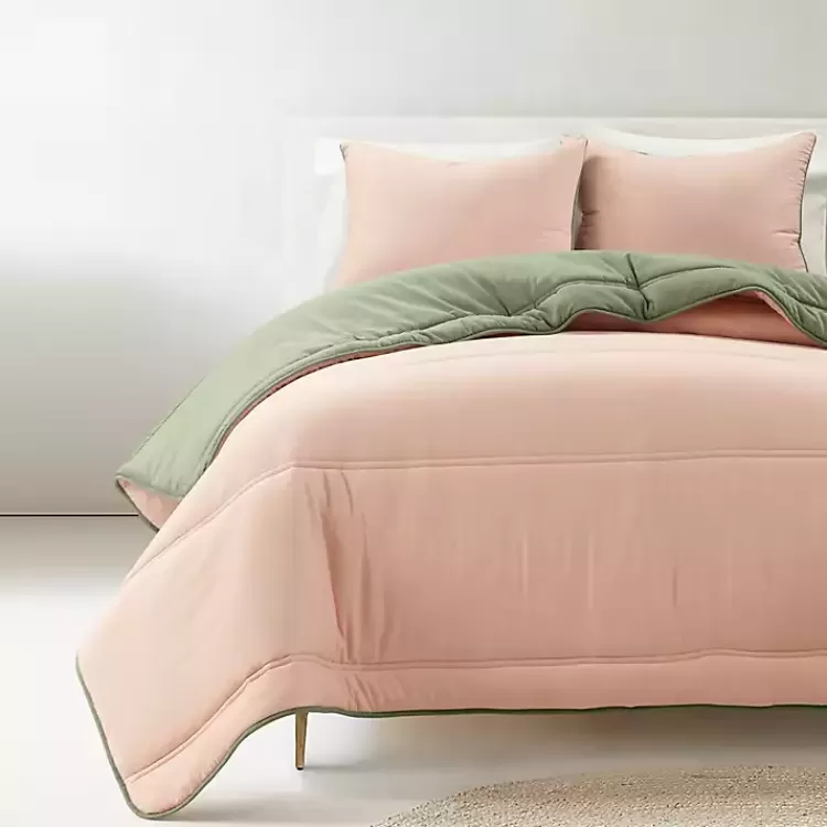 Coral & Sage Reversible 3-pc. Queen Comforter Set>Kirklands Home New