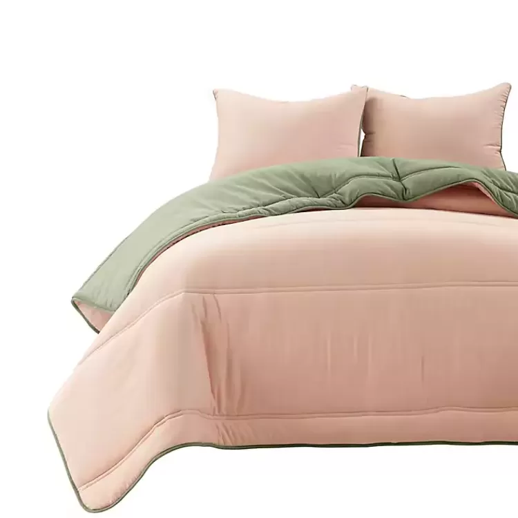 Coral & Sage Reversible 3-pc. Queen Comforter Set>Kirklands Home New