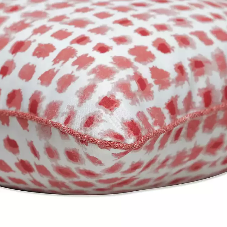coral_dotted_outdoor_lumbar_pillows_set_of__2.webp Coral Dotted Outdoor Lumbar Pillows, Set of 2>Kirklands Home New