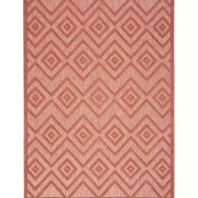 Coral Diamond Indoor/Outdoor Area Rug, 4x6>Kirklands Home Shop