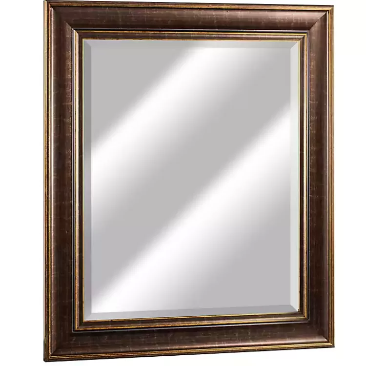 Cormac Distressed Bronze Wall Mirror>Kirklands Home Store