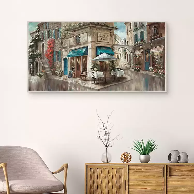corner_cafe_framed_canvas_art_print_3.webp Corner Cafe Framed Canvas Art Print>Kirklands Home Fashion