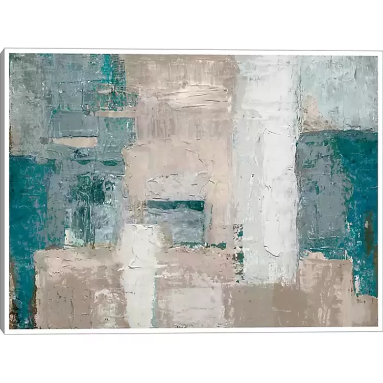 Cosmopolitan Blue Framed Canvas Art Print>Kirklands Home Flash Sale