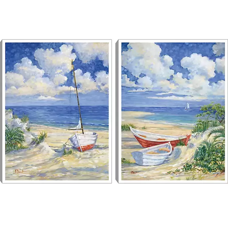Costa Del Sol Framed Canvas Art Prints, Set of 2>Kirklands Home Hot