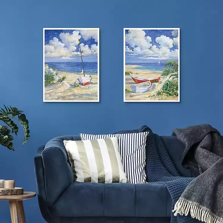 Costa Del Sol Framed Canvas Art Prints, Set of 2>Kirklands Home Hot