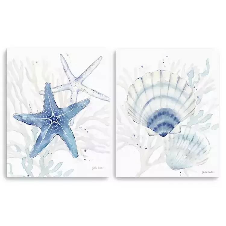 Cottage at the Cape Canvas Art Prints, Set of 2>Kirklands Home New