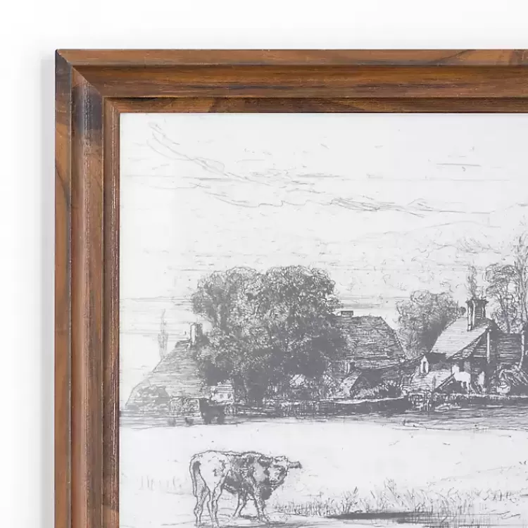Cottage Behind Horsley House Framed Art Print>Kirklands Home Shop