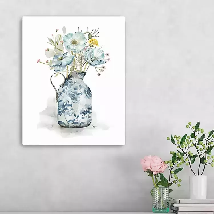 Cottage Garden Blues I Canvas Art Print>Kirklands Home Best Sale