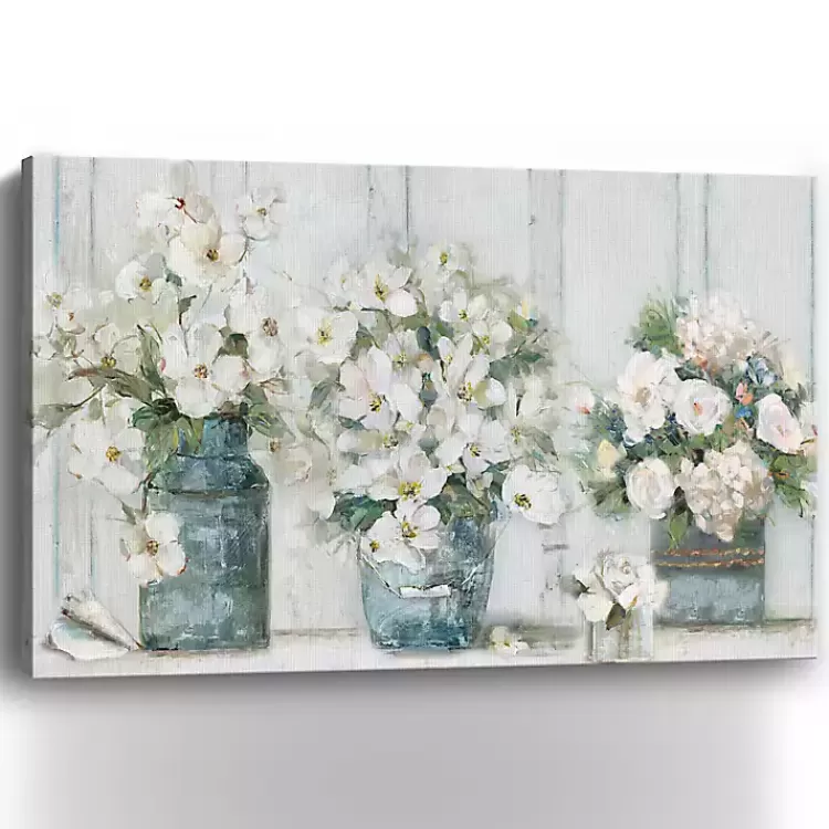 Cottage Mantle Canvas Art Print>Kirklands Home Outlet