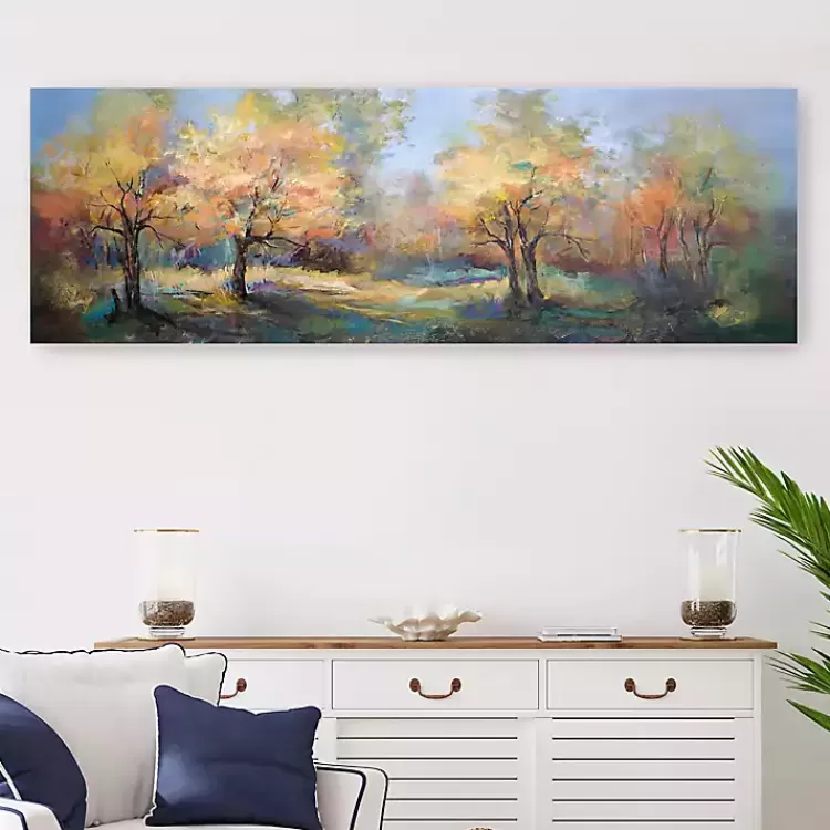 Country Autumn Canvas Art Print>Kirklands Home Clearance