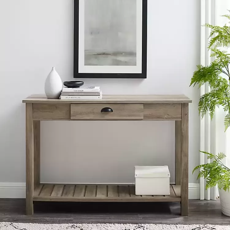 Country Style washed Console Table>Kirklands Home Hot