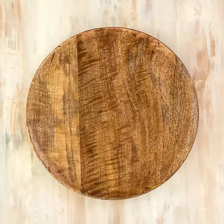 Coupe Natural Wooden Charger>Kirklands Home Sale