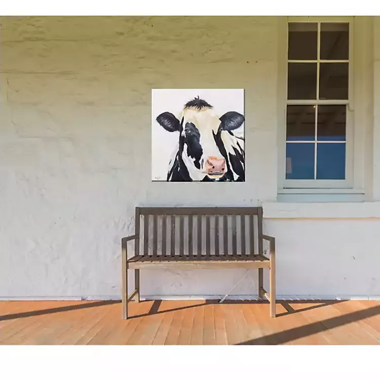 cow_portrait_outdoor_canvas_art_print_2.webp Cow Portrait Outdoor Canvas Art Print>Kirklands Home Cheap