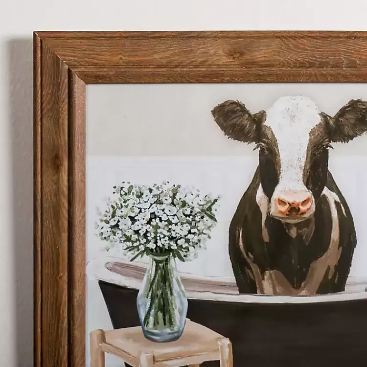 Cows in the Bathtub Framed Art Prints, Set of 2>Kirklands Home Best Sale