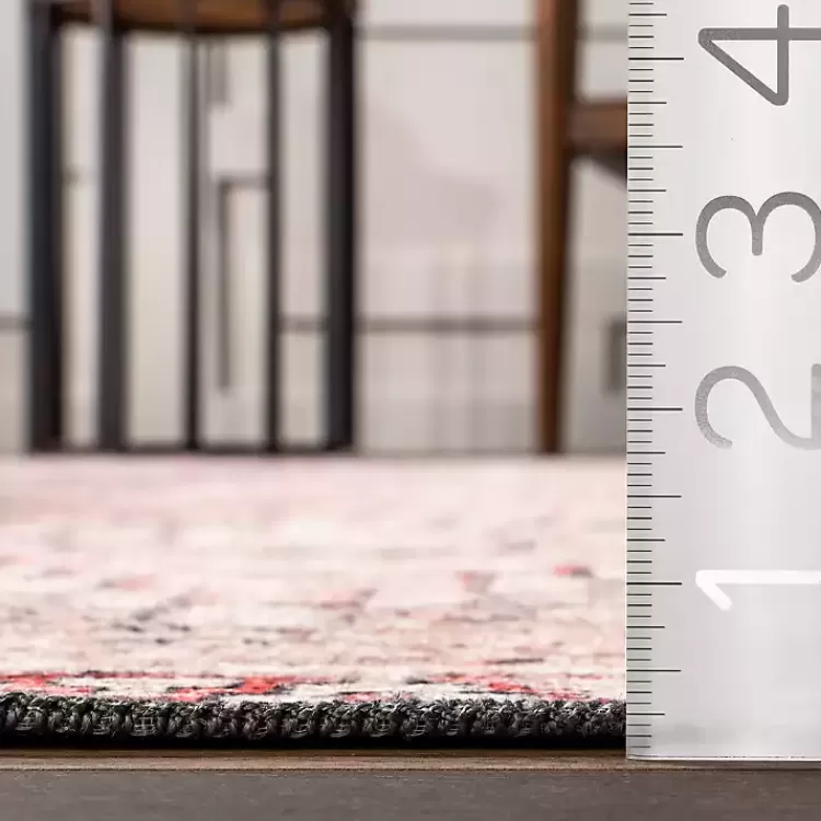 cream__red_diamond_trellis_washable_area_rug_x_2-1.webp Cream & Red Diamond Trellis Washable Area Rug, 3x5>Kirklands Home Fashion
