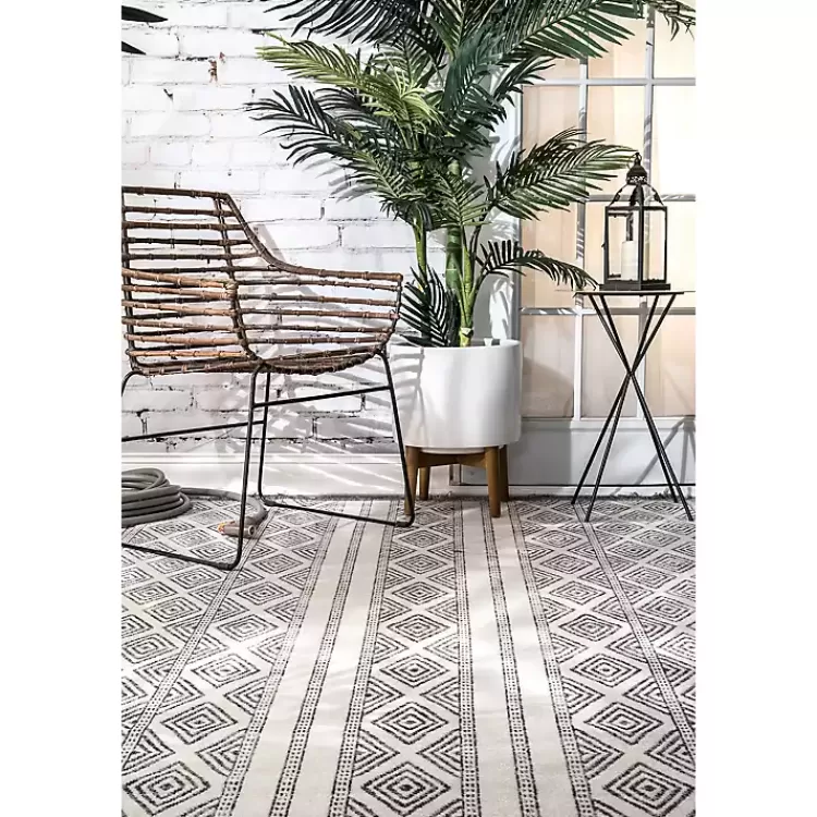 cream_and_gray_miriam_striped_outdoor_rug_x_3.webp Cream and Gray Miriam Striped Outdoor Rug, 5x8>Kirklands Home Flash Sale