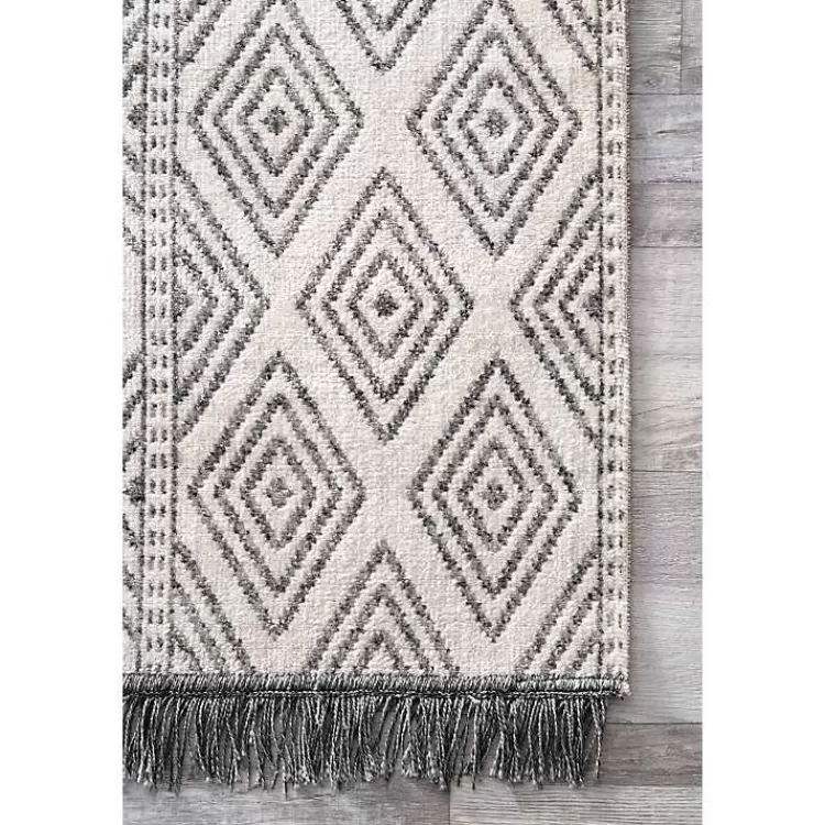 cream_and_gray_miriam_striped_outdoor_rug_x_4.webp Cream and Gray Miriam Striped Outdoor Rug, 5x8>Kirklands Home Flash Sale