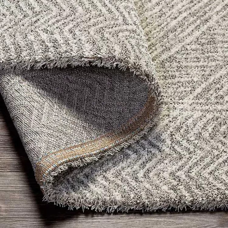 cream_and_gray_zig_zag_area_rug_x_2.webp Cream and Gray Zig Zag Area Rug, 5x7>Kirklands Home Hot