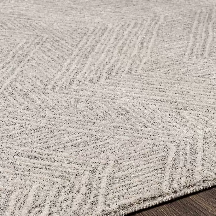 cream_and_gray_zig_zag_area_rug_x_4.webp Cream and Gray Zig Zag Area Rug, 5x7>Kirklands Home Hot