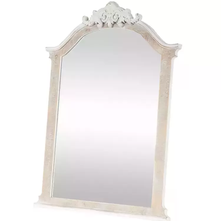 cream_arched_rectangle_scroll_wall_mirror_6.webp Cream Arched Rectangle Scroll Wall Mirror>Kirklands Home Best