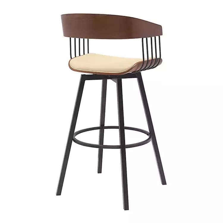 cream_athena_swivel_bar_stool_2.webp Cream Athena Swivel Bar Stool>Kirklands Home Shop