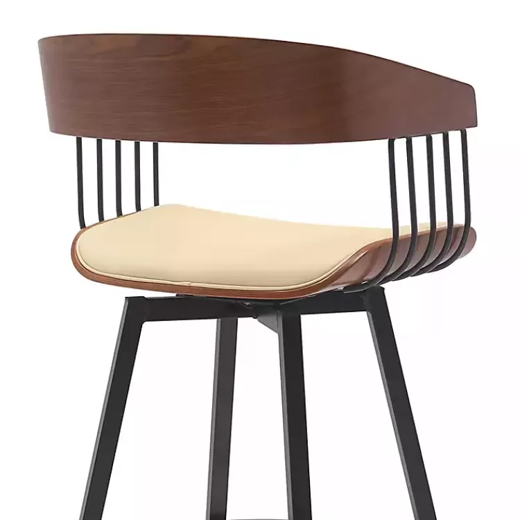 cream_athena_swivel_bar_stool_4.webp Cream Athena Swivel Bar Stool>Kirklands Home Shop