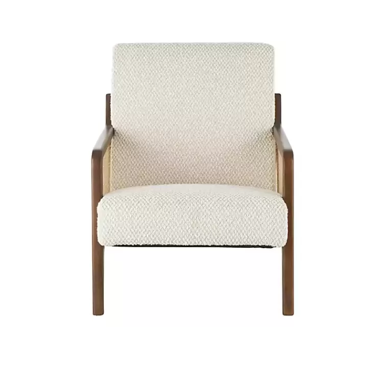 cream_boucle__rattan_accent_chair_2.webp Cream Boucle & Rattan Accent Chair>Kirklands Home Shop