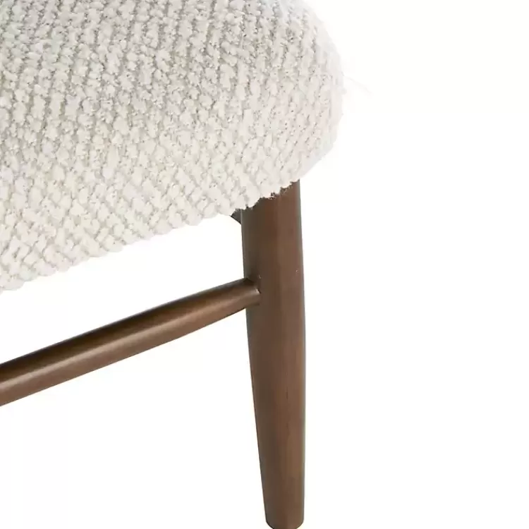 cream_boucle__rounded_rattan_back_accent_chair_3.webp Cream Boucle & Rounded Rattan Back Accent Chair>Kirklands Home Cheap