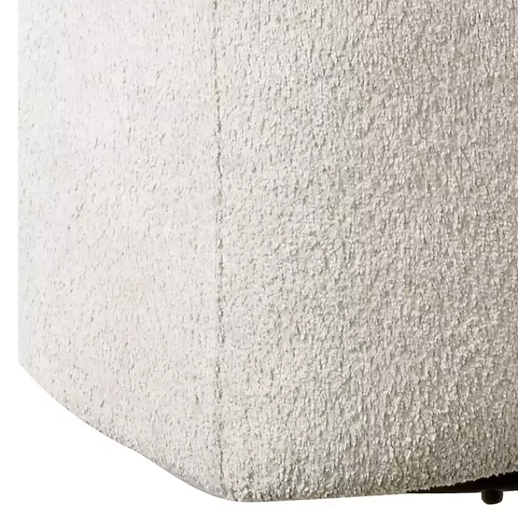 cream_boucle_barrel_swivel_accent_chair_6.webp Cream Boucle Barrel Swivel Accent Chair>Kirklands Home Flash Sale