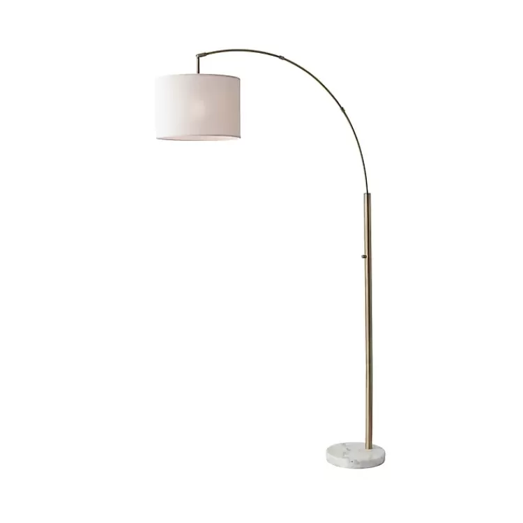 Cream Bowman Arched Floor Lamp>Kirklands Home Sale