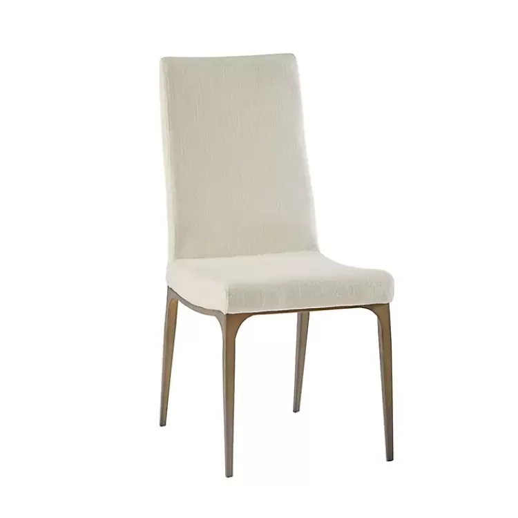 cream_bronze_metal_base_dining_chairs_set_of__2.webp Cream Bronze Metal Base Dining Chairs, Set of 2>Kirklands Home New