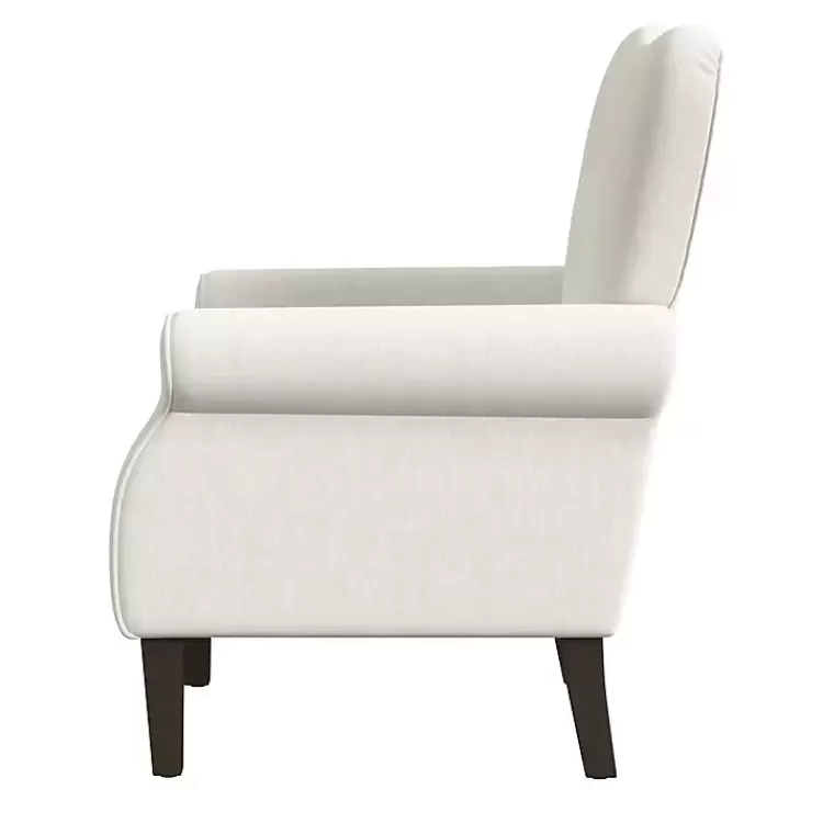 cream_buttontufted_rolled_arm_accent_chair_4.webp Cream Button-Tufted Rolled Arm Accent Chair>Kirklands Home Cheap
