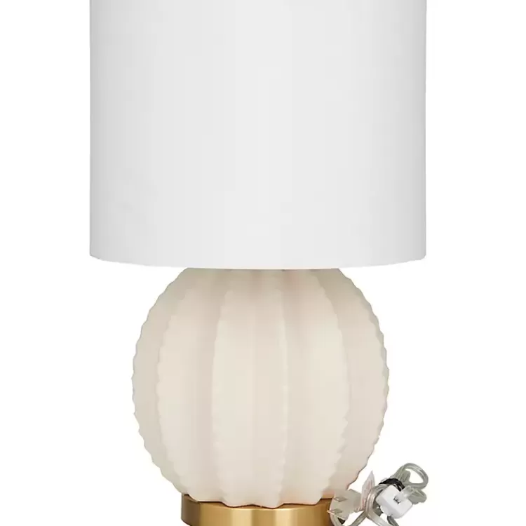 cream_ceramic_fluted_gourd_table_lamp_3.webp Cream Ceramic Fluted Gourd Table Lamp>Kirklands Home Cheap