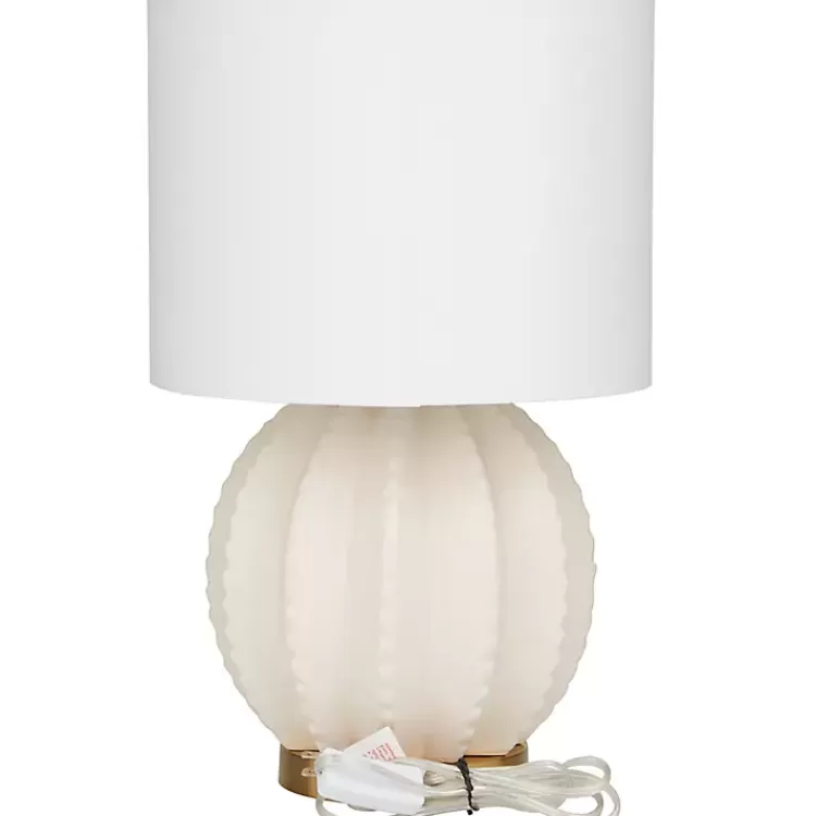 cream_ceramic_fluted_gourd_table_lamp_4.webp Cream Ceramic Fluted Gourd Table Lamp>Kirklands Home Cheap