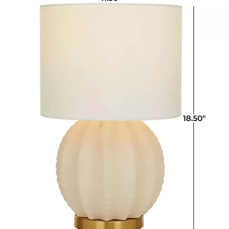 cream_ceramic_fluted_gourd_table_lamp_5.webp Cream Ceramic Fluted Gourd Table Lamp>Kirklands Home Cheap
