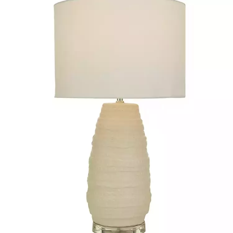 Cream Ceramic Gourd Table Lamp>Kirklands Home Clearance