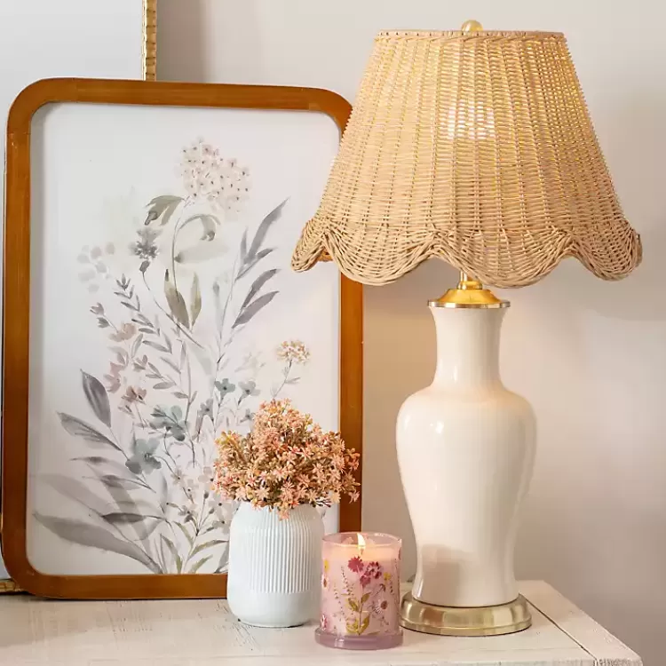 cream_ceramic_table_lamp_with_woven_shade_2.webp Cream Ceramic Table Lamp With Woven Shade>Kirklands Home Fashion