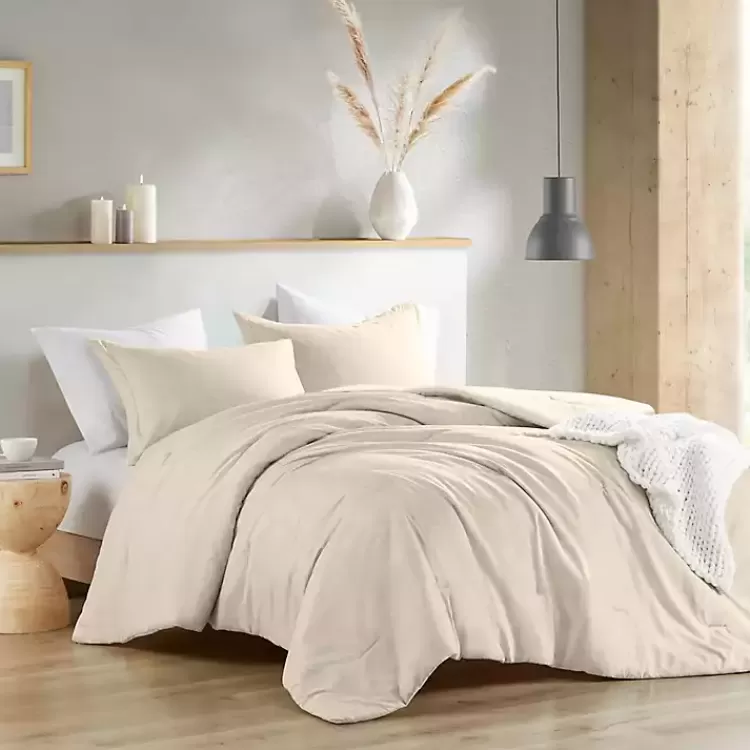 Cream Chambray 3-pc. Full/Queen Comforter Set>Kirklands Home Store