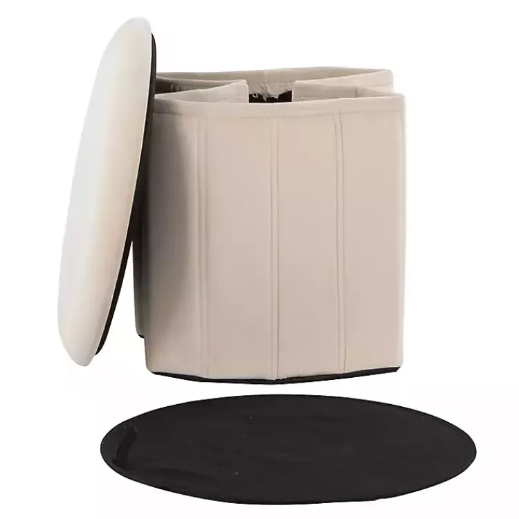 cream_collapsible_storage_ottoman_2.webp Cream Collapsible Storage Ottoman>Kirklands Home Sale