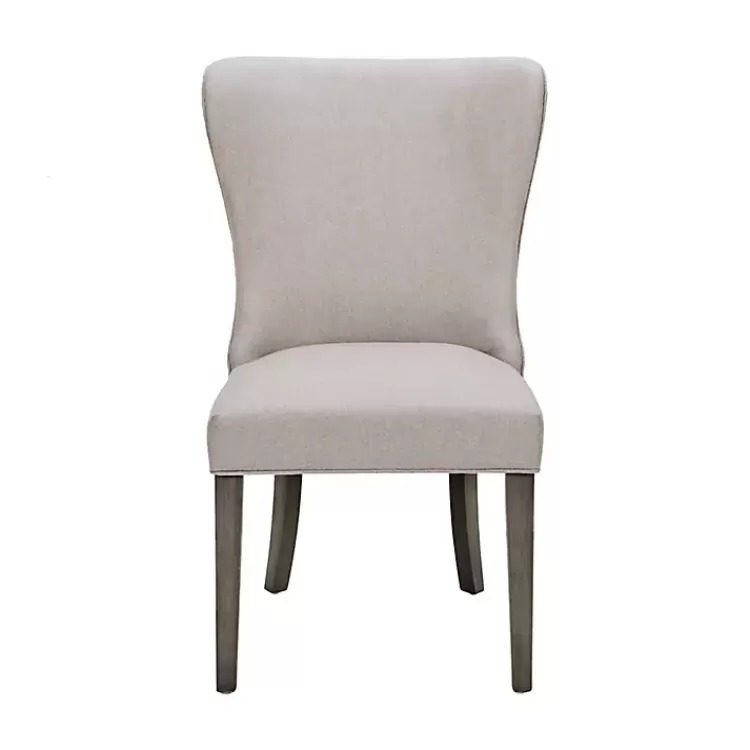 Cream Curved Back Upholstered Dining Chair>Kirklands Home Store