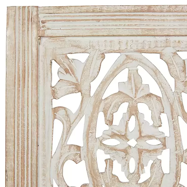 cream_distressed_carved_floral_wall_plaque_3.webp Cream Distressed Carved Floral Wall Plaque>Kirklands Home Cheap
