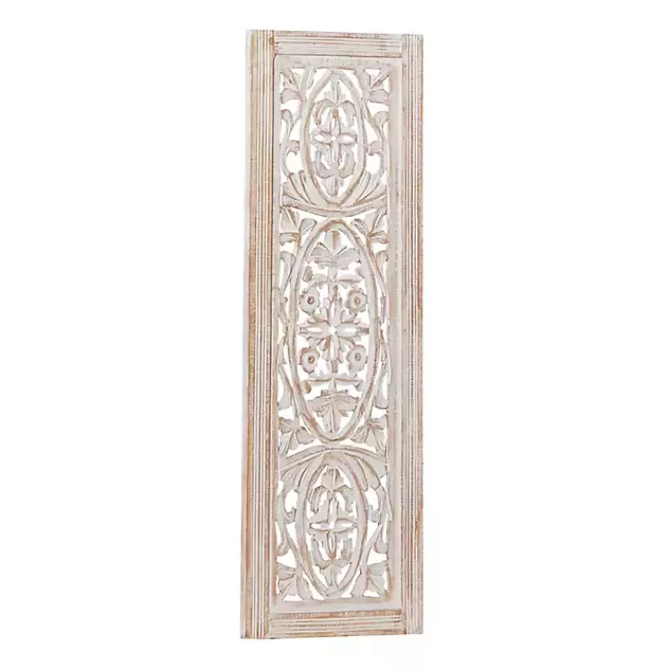 cream_distressed_carved_floral_wall_plaque_5.webp Cream Distressed Carved Floral Wall Plaque>Kirklands Home Cheap