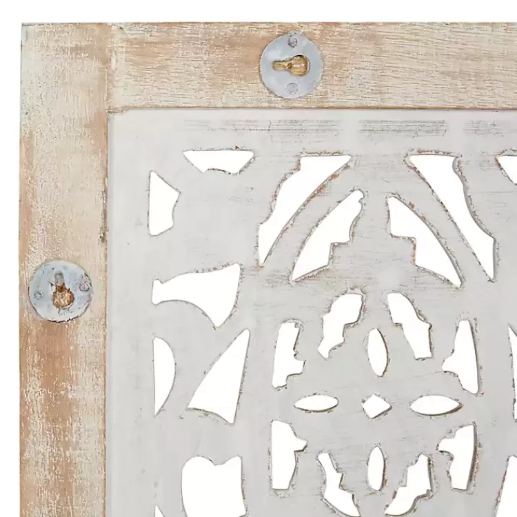 cream_distressed_carved_floral_wall_plaque_6.webp Cream Distressed Carved Floral Wall Plaque>Kirklands Home Cheap