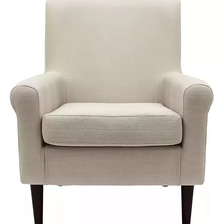 cream_ellen_rolled_arms_accent_chair_3.webp Cream Ellen Rolled Arms Accent Chair>Kirklands Home Online