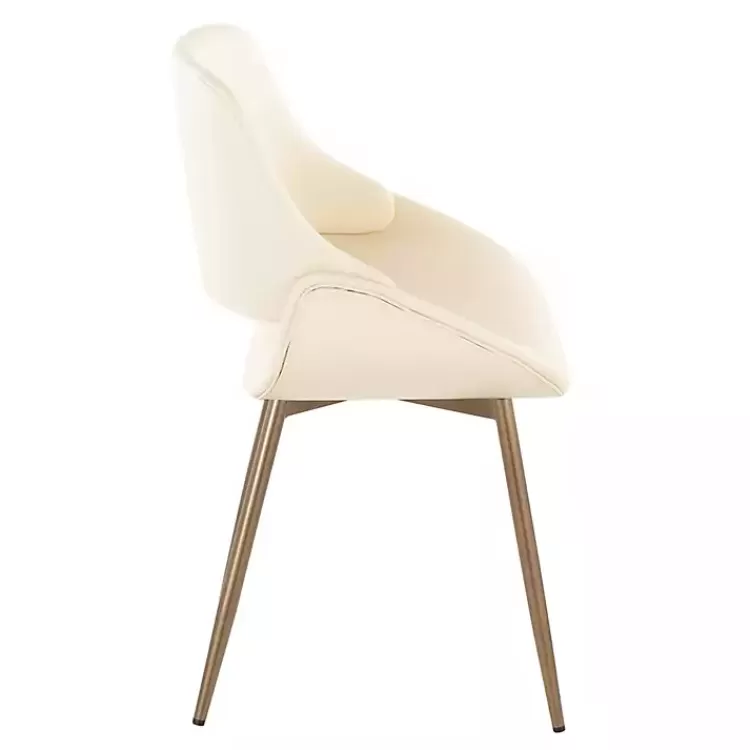 cream_faux_leather_scooped_accent_chairs_set_of__2.webp Cream Faux Leather Scooped Accent Chairs, Set of 2>Kirklands Home New