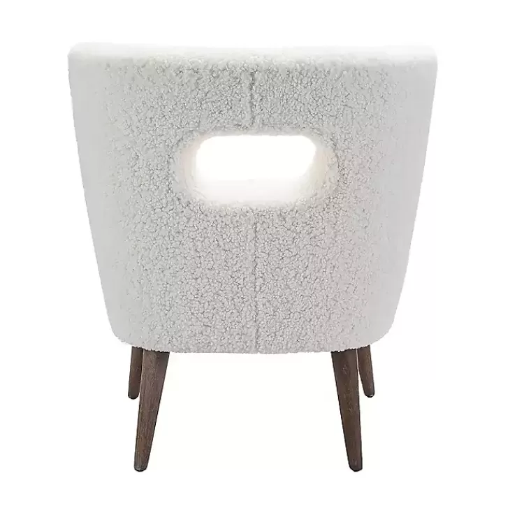cream_fluffy_wingback_accent_chair_3.webp Cream Fluffy Wingback Accent Chair>Kirklands Home Sale