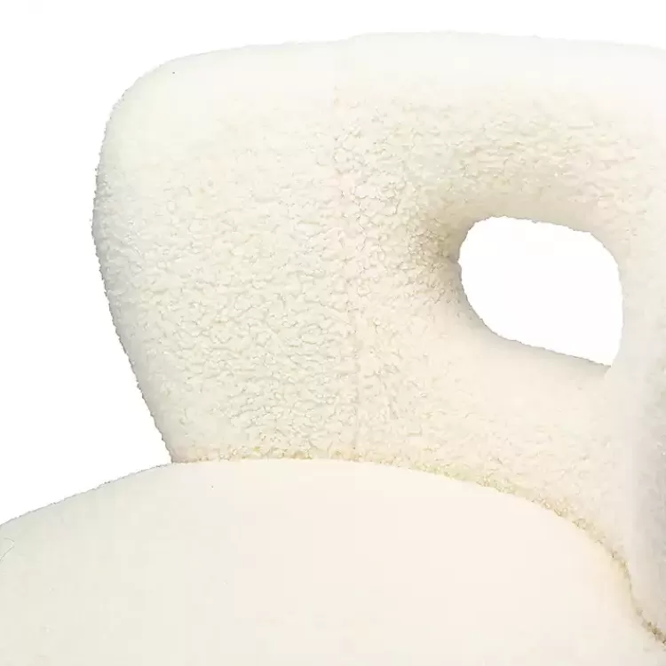 cream_fluffy_wingback_accent_chair_5.webp Cream Fluffy Wingback Accent Chair>Kirklands Home Sale