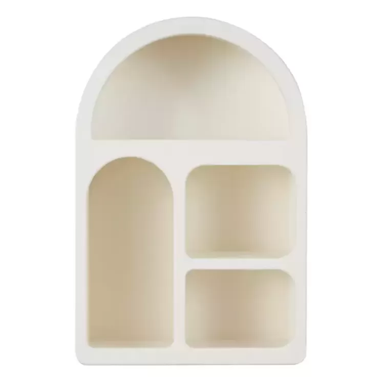 cream_geometric_arch_wall_shelf_7.webp Cream Geometric Arch Wall Shelf>Kirklands Home Online